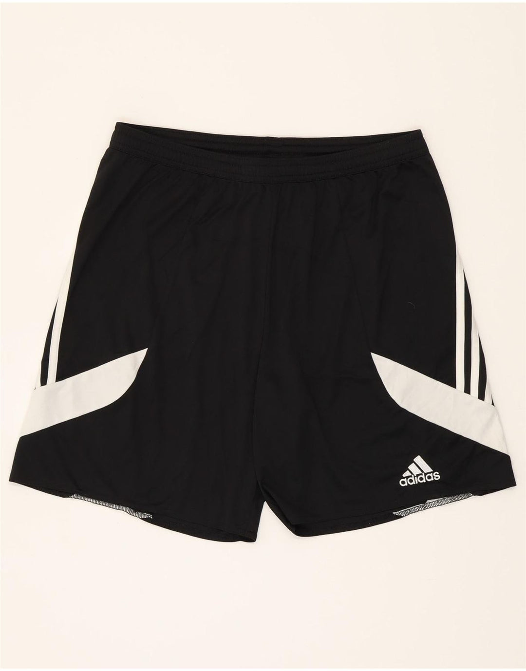 Adidas Mens Climalite Sport Shorts Large Black Colourblock Polyester