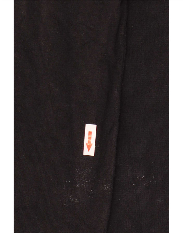Zara Womens Top Long Sleeve UK 16 Large Black