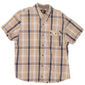 Timberland Mens Earthkeepers Short Sleeve Shirt 2XL Multicoloured Check