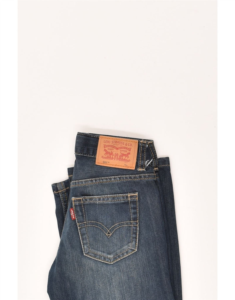 LEVI'S Boys 505 Regular Fit Straight Jeans 6-7 Years W22 L20  Blue Cotton | Vintage Levi's | Thrift | Second-Hand Levi's | Used Clothing | Messina Hembry 