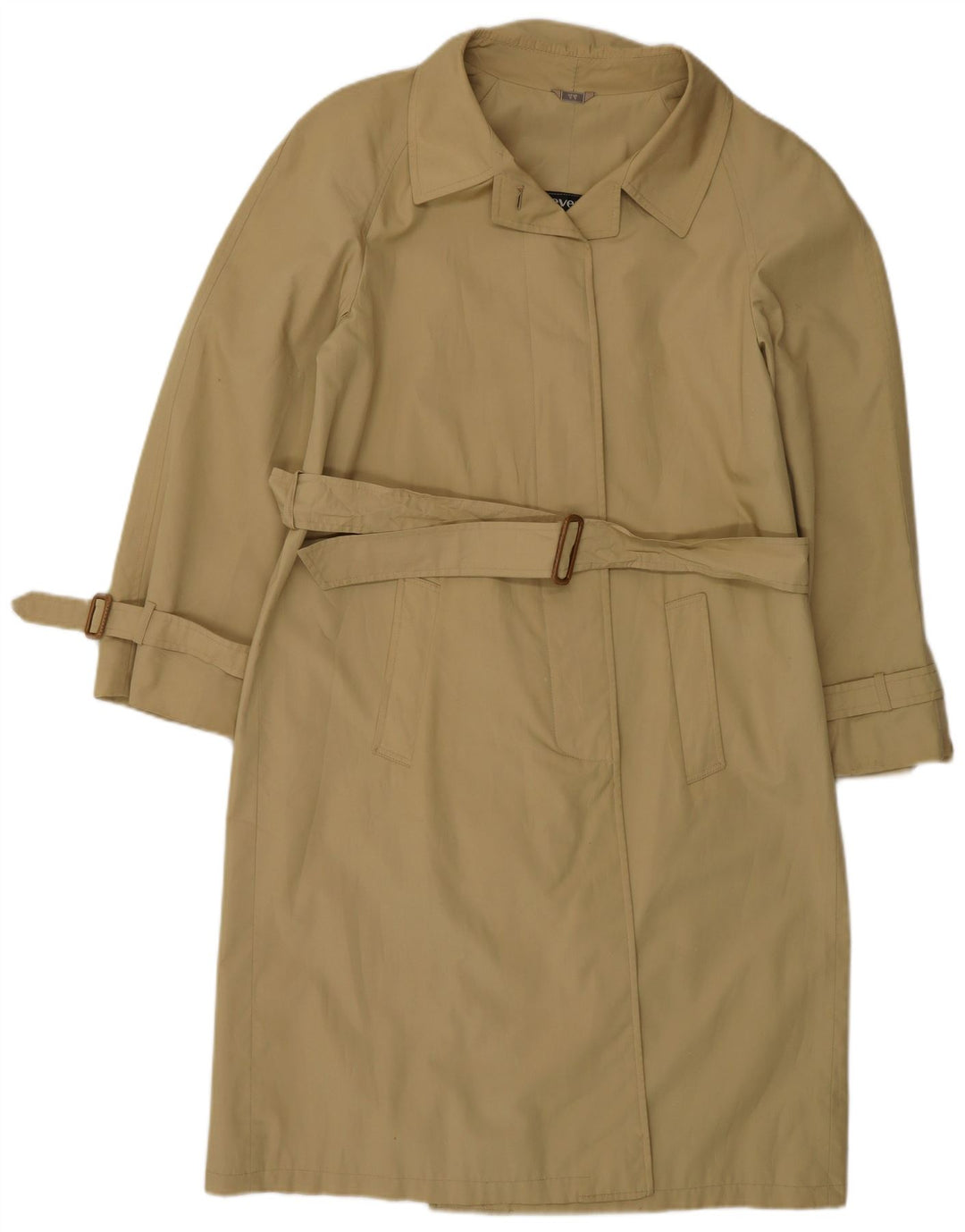 Everest Womens Trench Coat EU 44 XL Beige Polyester