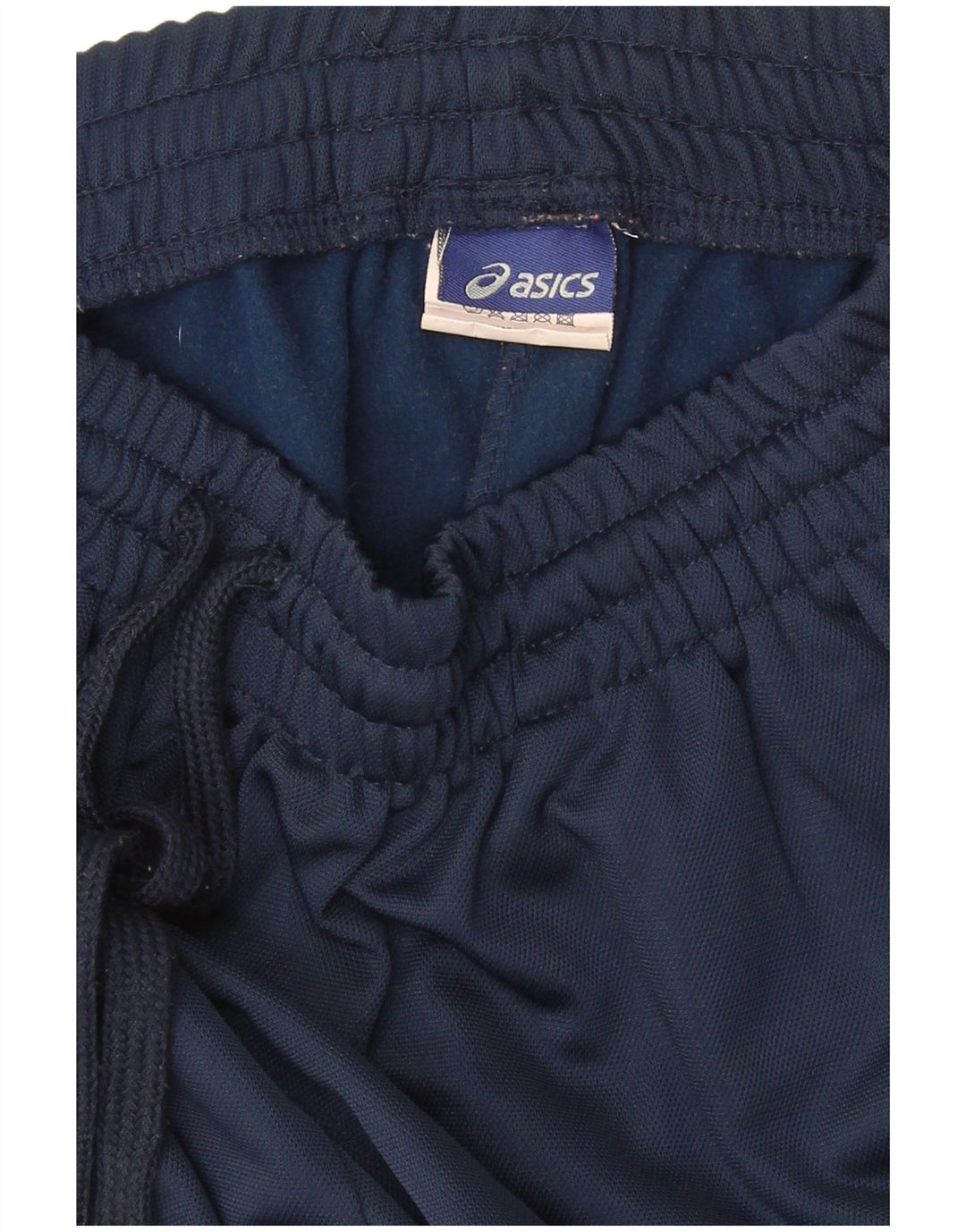 Asics Mens Tracksuit Trousers Medium Navy Blue Polyester