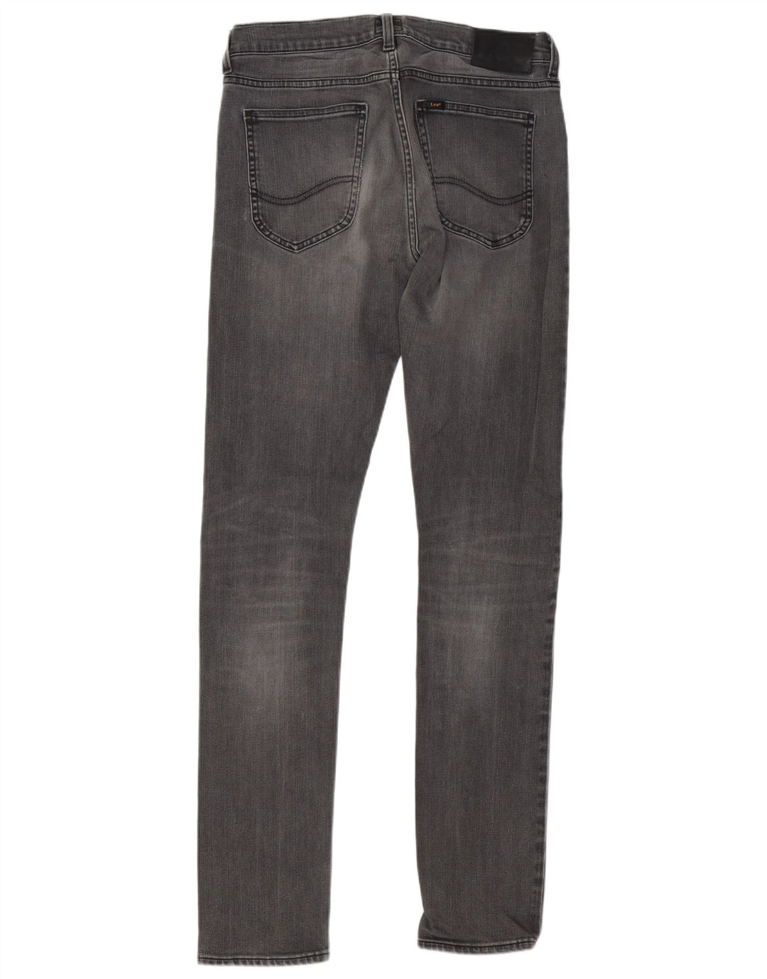 Lee Womens Luke Slim Jeans W30 L34 Grey Cotton