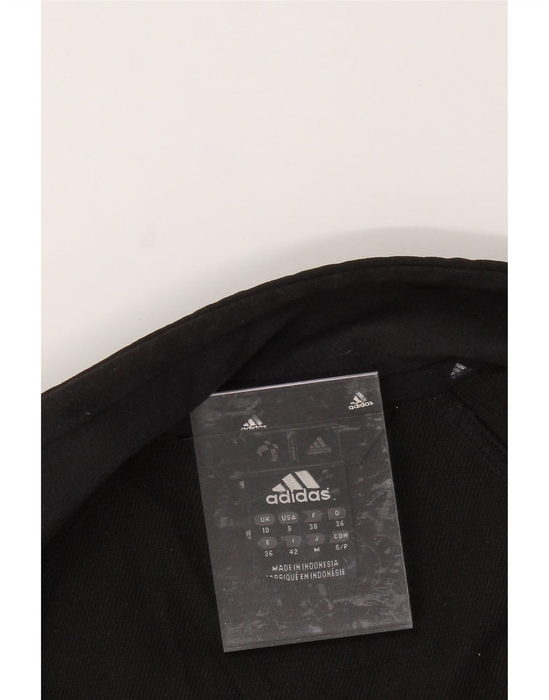 ADIDAS Womens Tracksuit Top Jacket UK 10 Small  Black Polyester Vintage Adidas and Second-Hand Adidas from Messina Hembry 