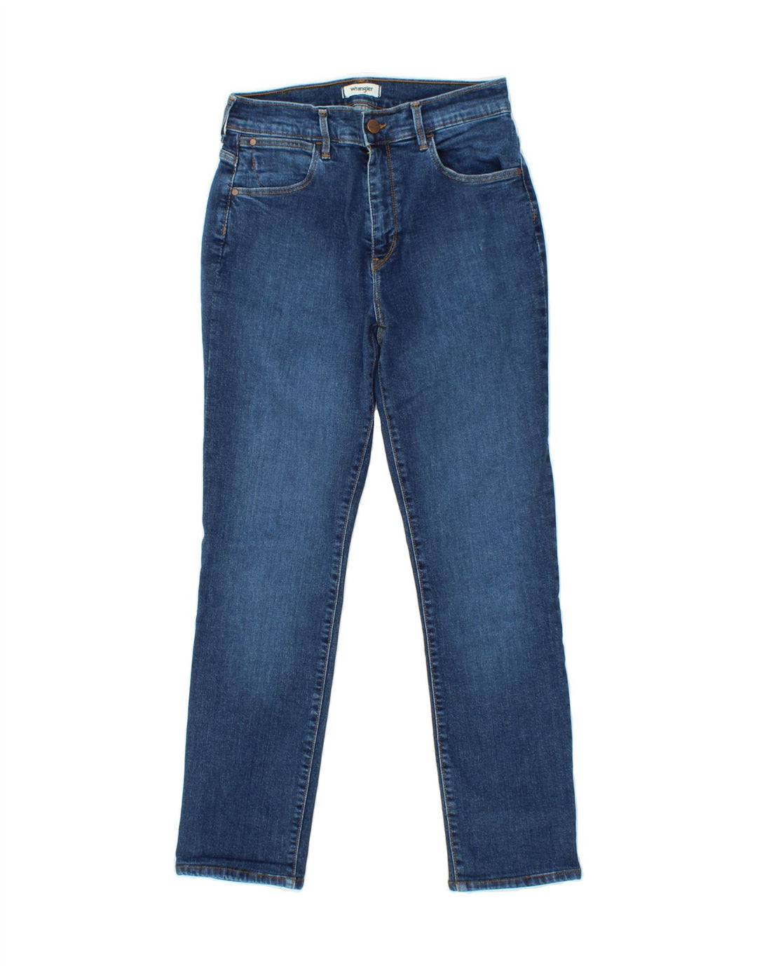 WRANGLER Womens Slim Jeans W26 L28  Blue Vintage Wrangler and Second-Hand Wrangler from Messina Hembry 