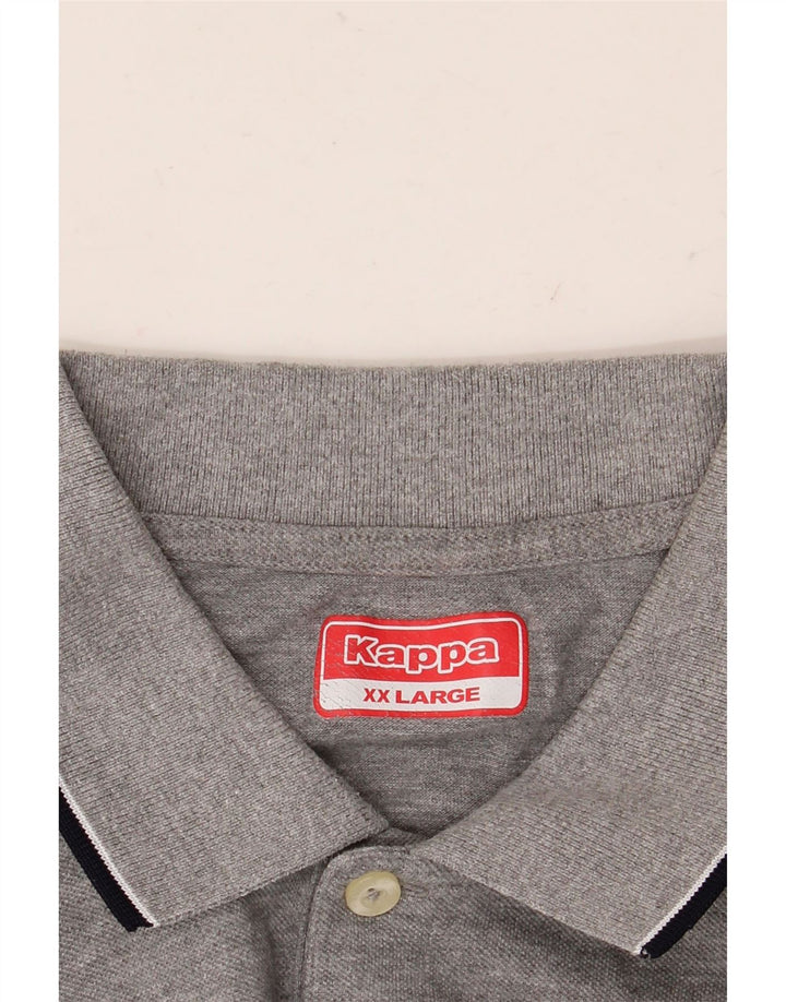KAPPA Mens Polo Shirt 2XL Grey