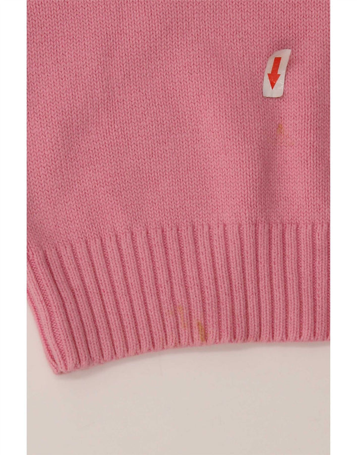 Marks & Spencer Mens Blue Harbour Crew Neck Jumper Sweater Large Pink