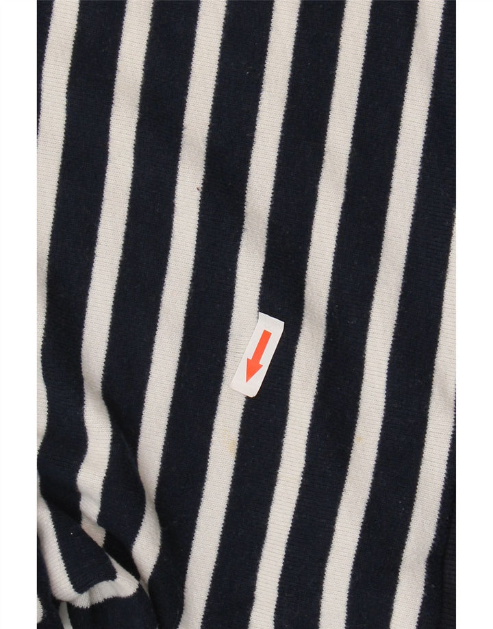 Marks & Spencer Womens Boat Neck Jumper Sweater UK 8 Small Navy Blue
