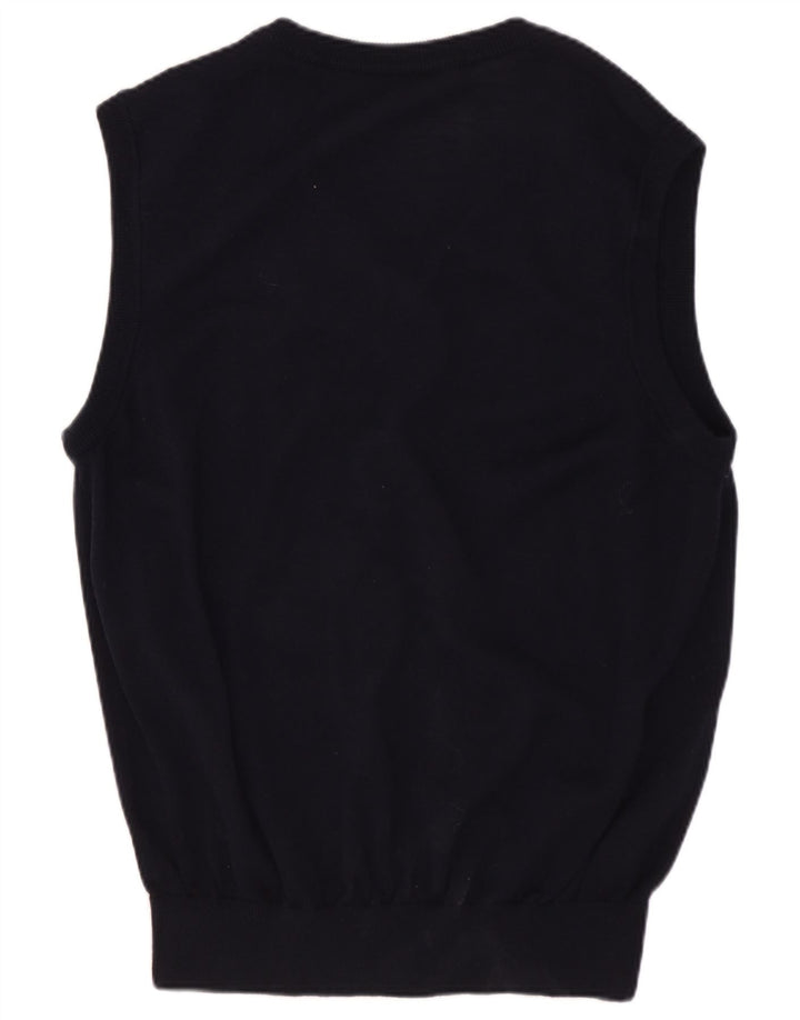FILA Mens Vest Tank Top IT 50 Medium Navy Blue