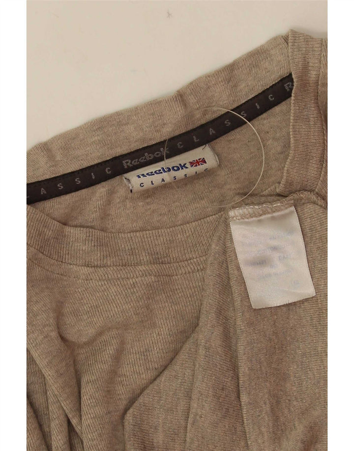Reebok Mens T-Shirt Top XS Grey Cotton