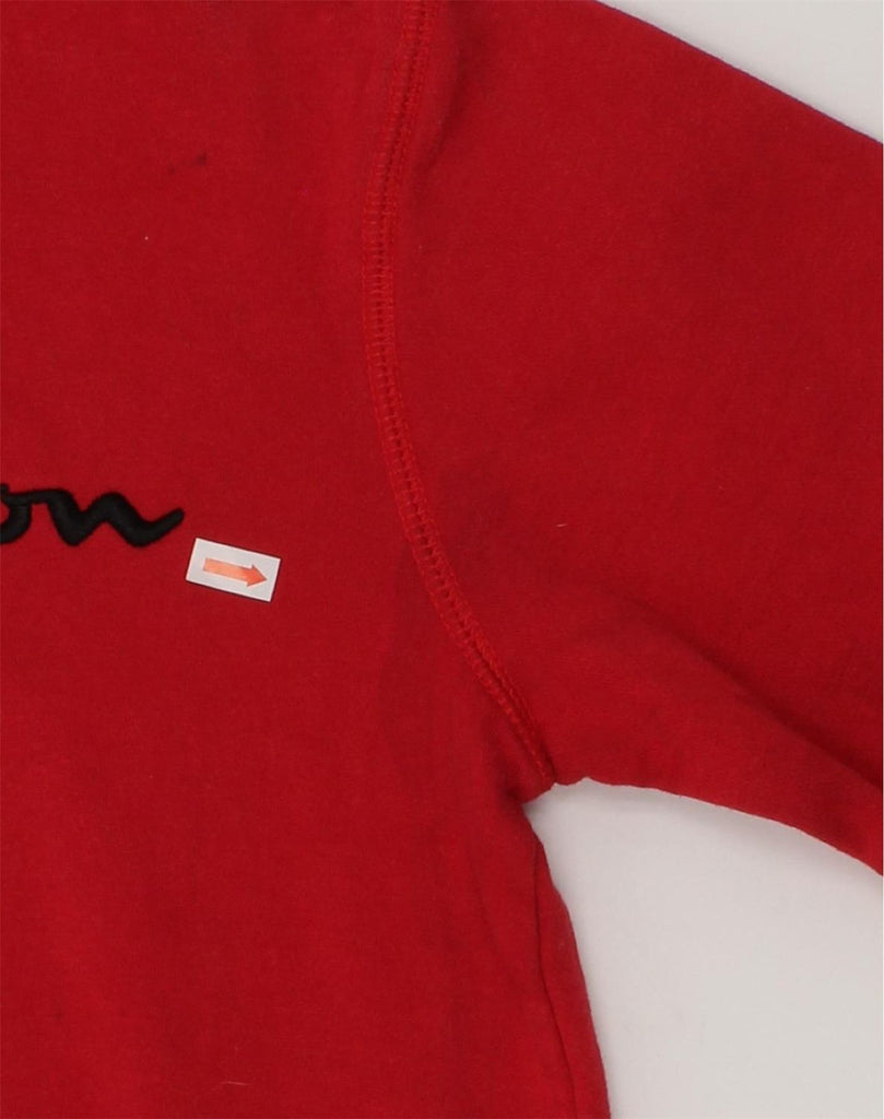 CHAMPION Boys Hooded Hoodie Jumper 12-13 Years Medium Red Cotton | Vintage Champion | Thrift | Second-Hand Champion | Used Clothing | Messina Hembry 