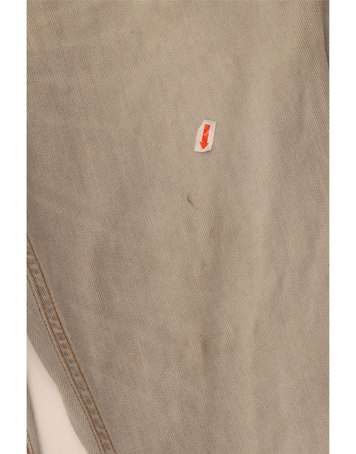 GUESS Mens Distressed Skinny Jeans W32 L32 Grey Cotton