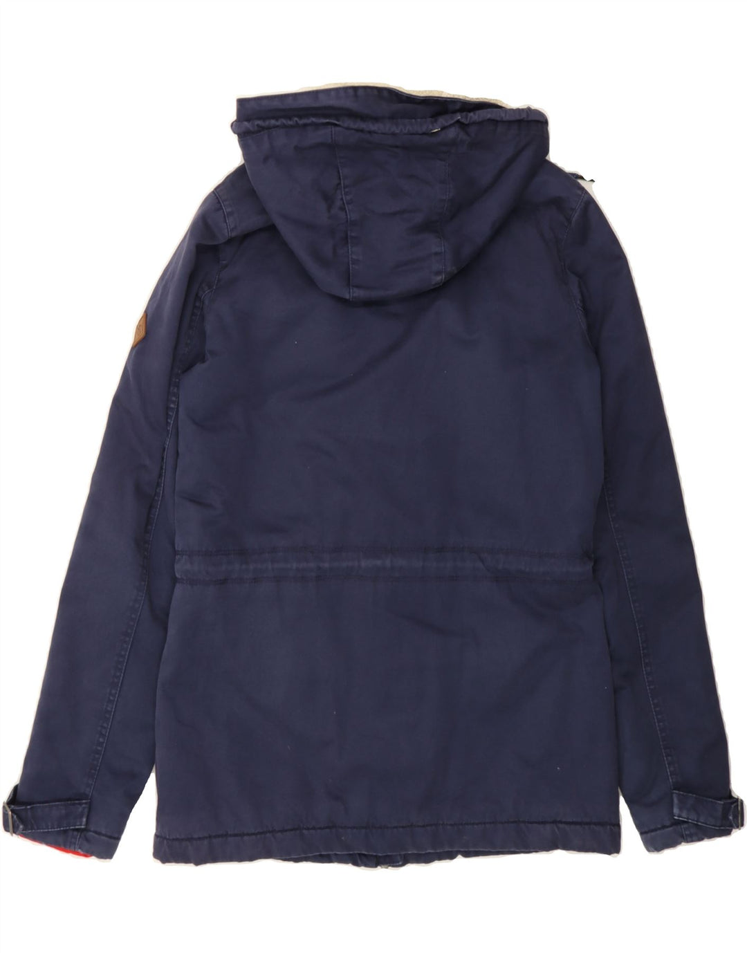 O'NEILL Womens Hooded Windbreaker Jacket UK 10 Small Navy Blue Cotton Vintage O'Neill and Second-Hand O'Neill from Messina Hembry 