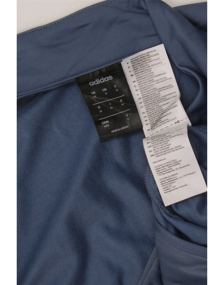 Adidas Mens Tracksuit Top Jacket Medium Navy Blue Polyester