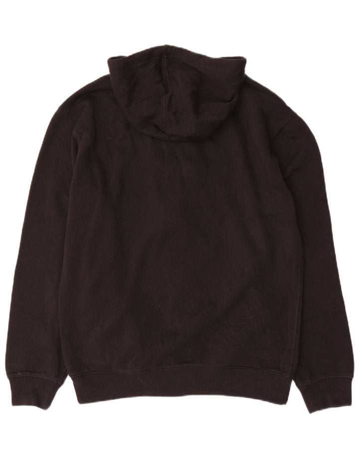 CARRERA Mens Zip Hoodie Sweater Large Black Polyester