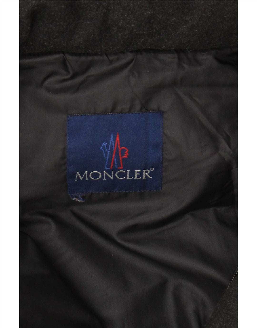 Moncler Mens Hooded Padded Jacket UK 36 Small Black Wool
