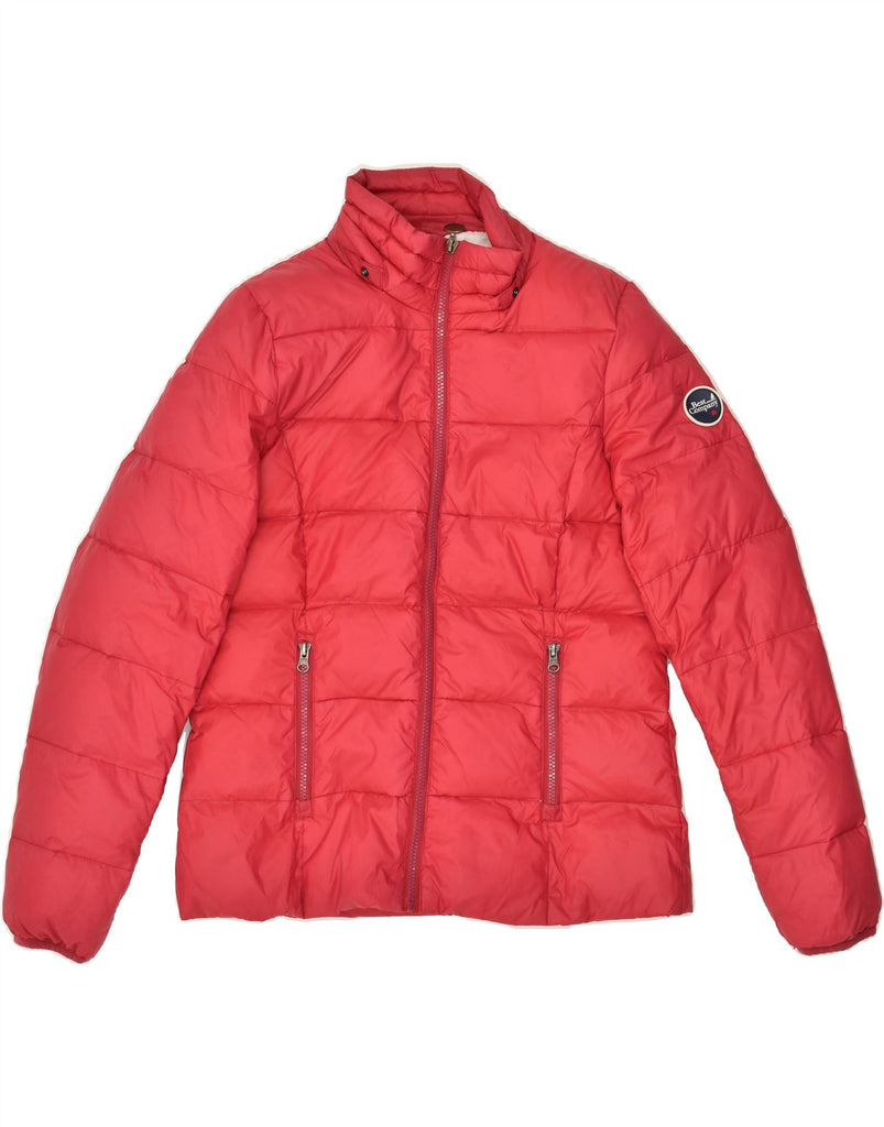 BEST COMPANY Womens Padded Jacket UK 14 Large Red Nylon | Vintage Best Company | Thrift | Second-Hand Best Company | Used Clothing | Messina Hembry 