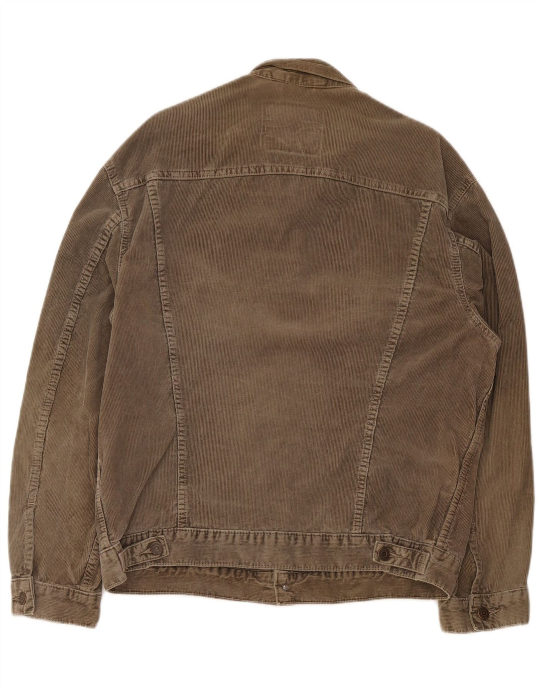 Levi's Womens Corduroy Jacket UK 40 Large Brown Cotton