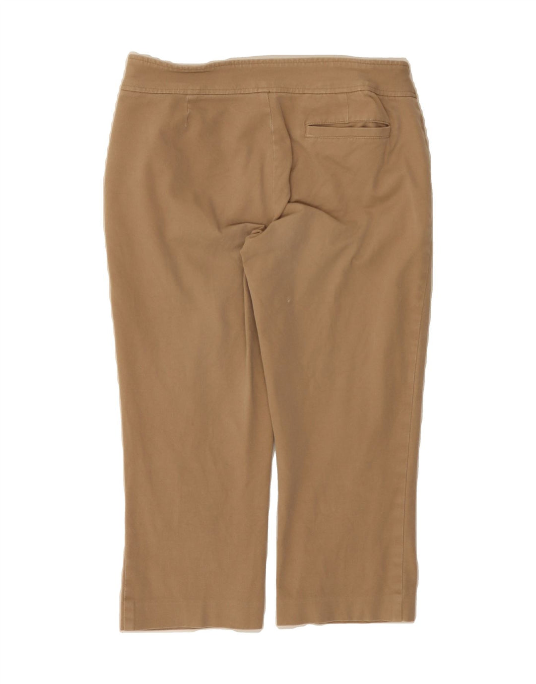 CHAPS Womens Straight Capri Trousers US 4 Small W30 L20 Beige Cotton Vintage Chaps and Second-Hand Chaps from Messina Hembry 