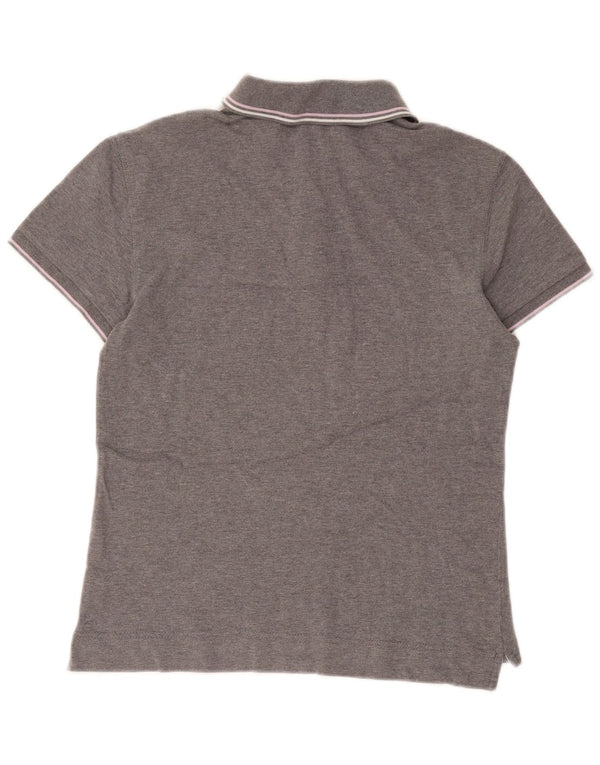 Gas Womens Polo Shirt UK 16 Large Grey Cotton