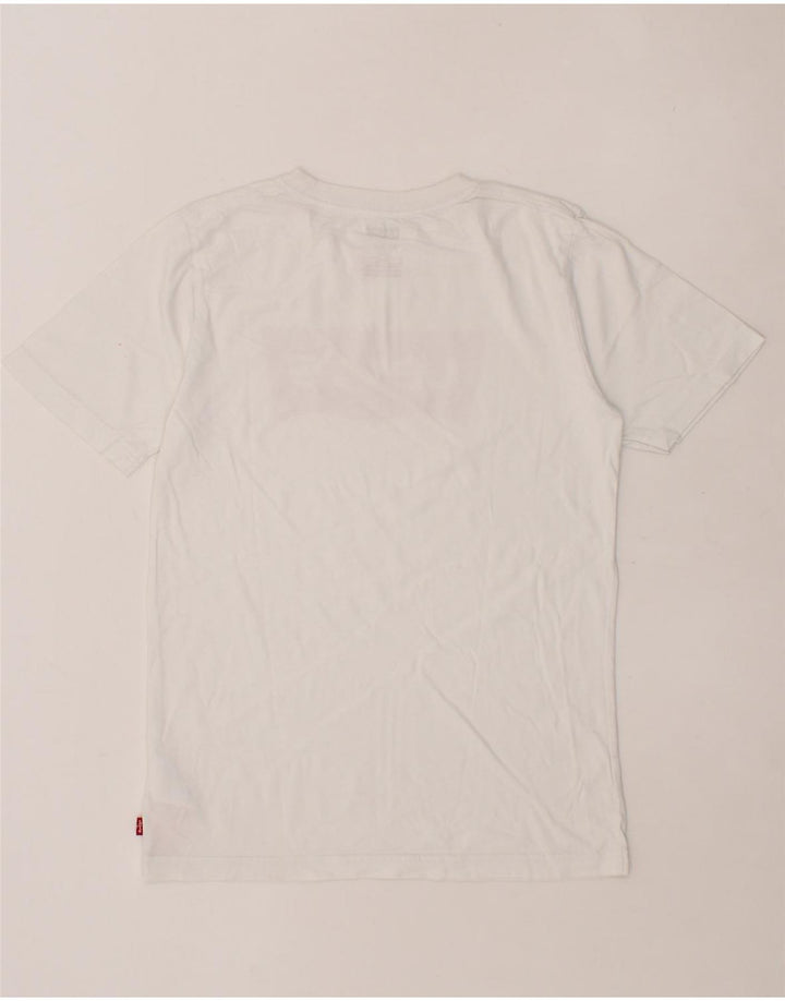 LEVI'S Boys Graphic T-Shirt Top 13-14 Years White Cotton Vintage Levi's and Second-Hand Levi's from Messina Hembry 