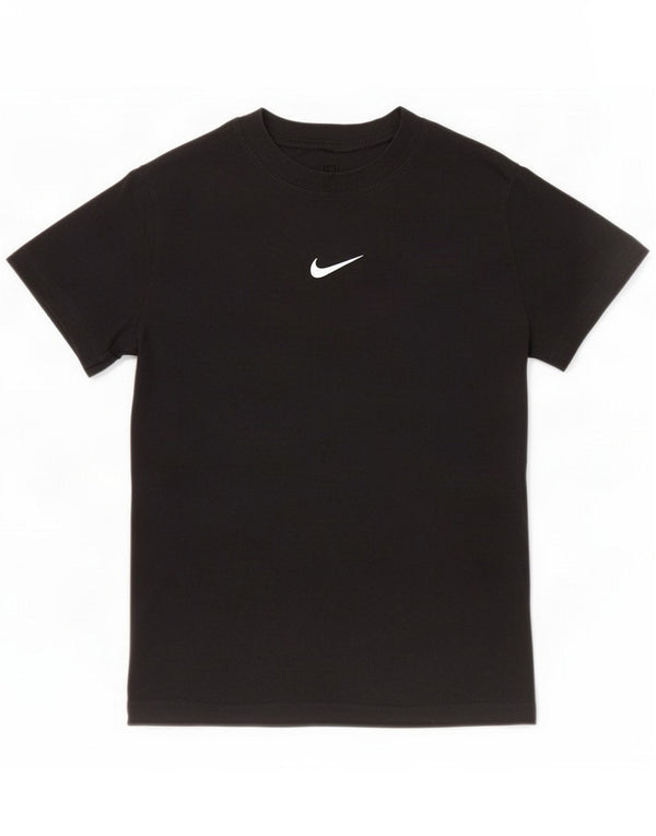 Nike Boys Loose Fit T-Shirt Top 8-9 Years Small Black Cotton