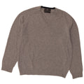 Marks & Spencer Mens Regular Fit V-Neck Jumper Sweater Medium Grey