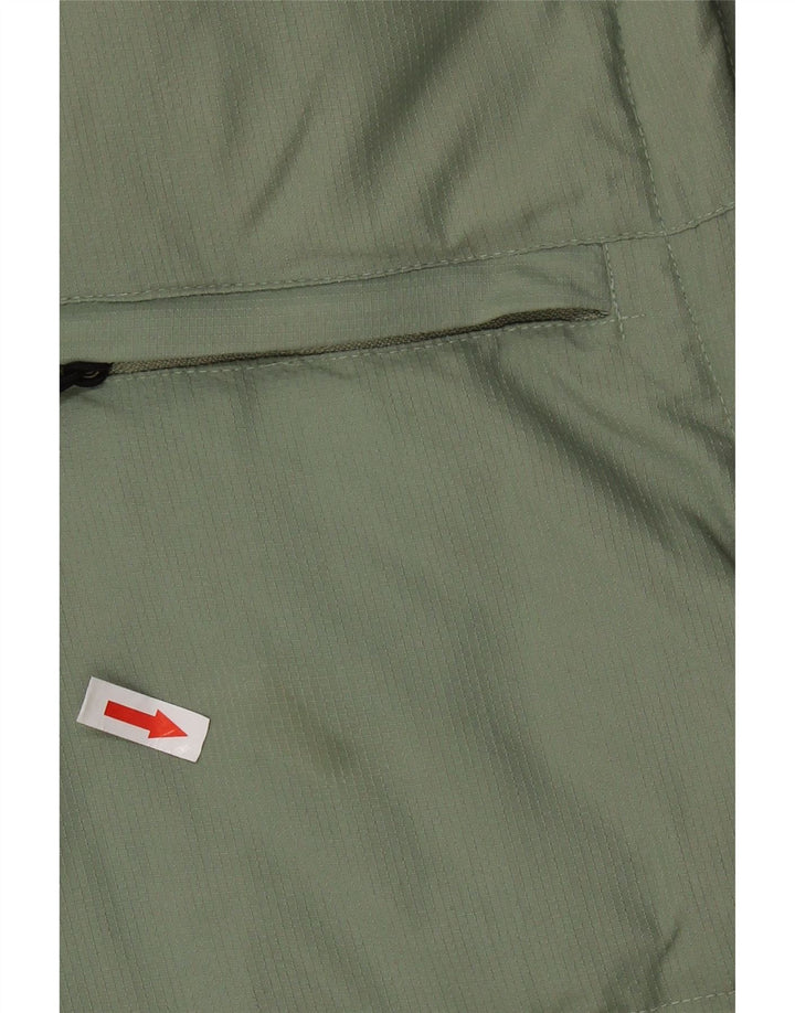 Fila Mens Hooded Padded Jacket UK 40 Large Green Polyamide