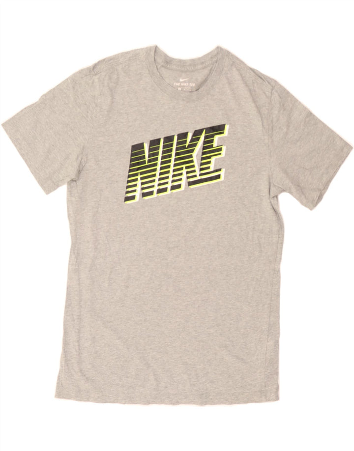 NIKE Mens Graphic T-Shirt Top Medium Grey Cotton Vintage Nike and Second-Hand Nike from Messina Hembry 