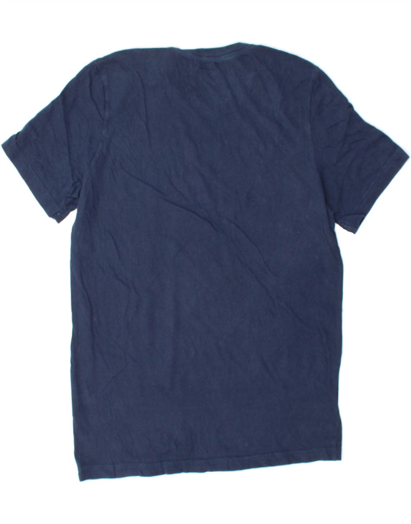 ADIDAS Boys Graphic T-Shirt Top 13-14 Years Navy Blue Cotton Vintage Adidas and Second-Hand Adidas from Messina Hembry 