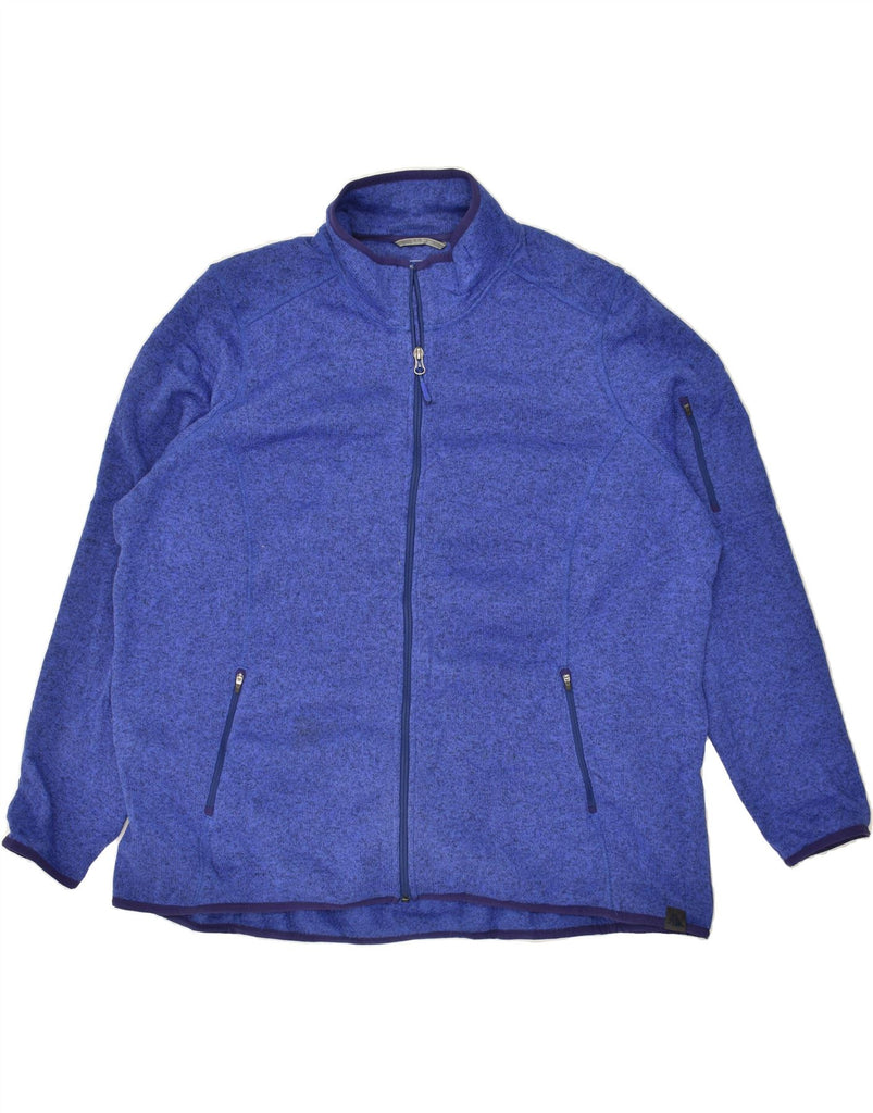 L.L.BEAN Womens Tracksuit Top Jacket UK 22 3XL Blue Polyester | Vintage L.L.Bean | Thrift | Second-Hand L.L.Bean | Used Clothing | Messina Hembry 