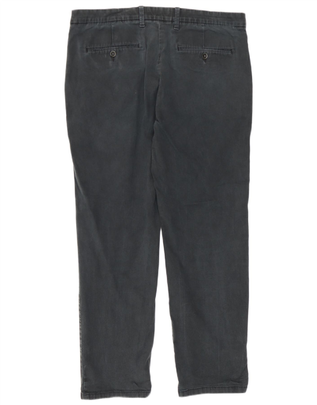 Marks & Spencer Mens Straight Regular Fit Chino Trousers W36 L29 Grey