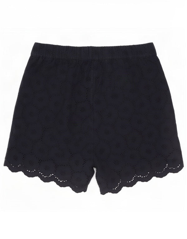 Jack Wills Womens Casual Shorts UK 12 Medium W28 Navy Blue Cotton