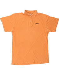 ELLESSE Mens Polo Shirt UK 40 Medium Orange Cotton