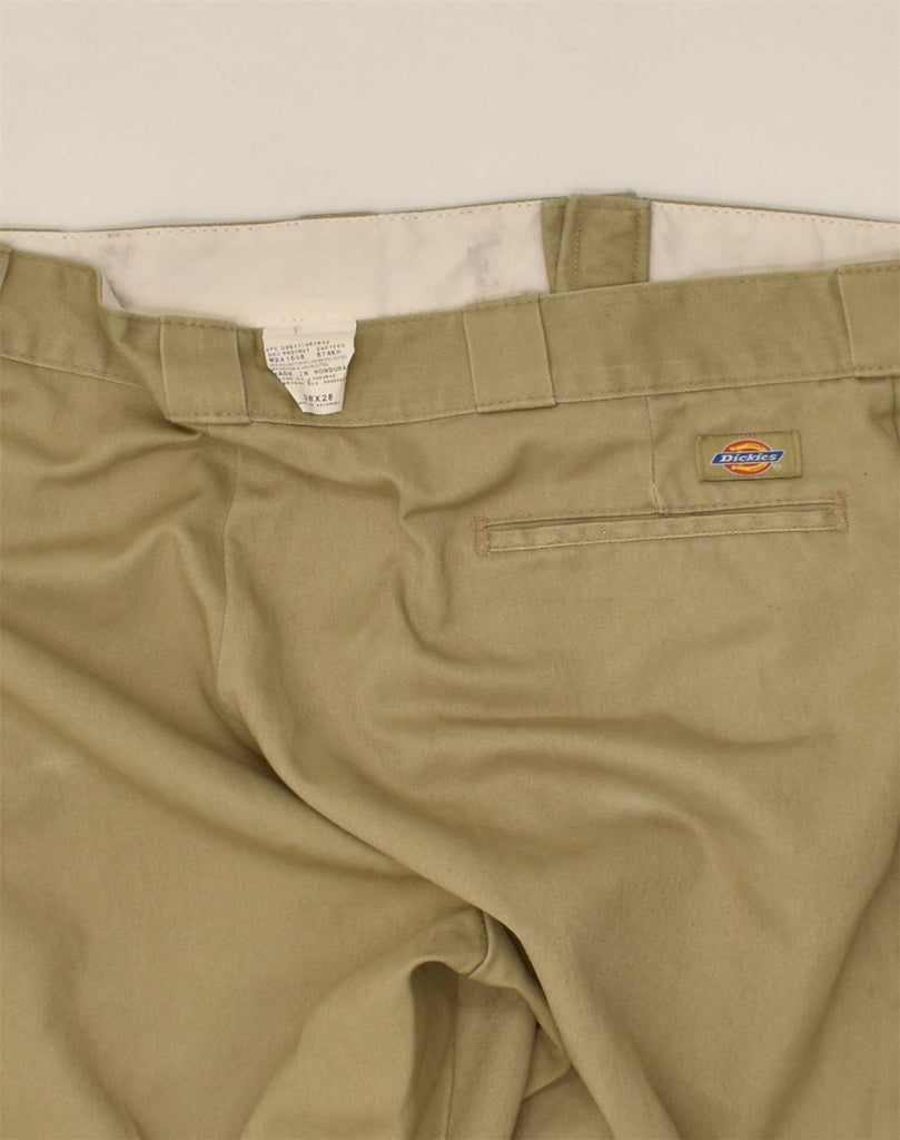 DICKIES Mens Straight Casual Trousers W38 L25  Beige Polyester | Vintage Dickies | Thrift | Second-Hand Dickies | Used Clothing | Messina Hembry 