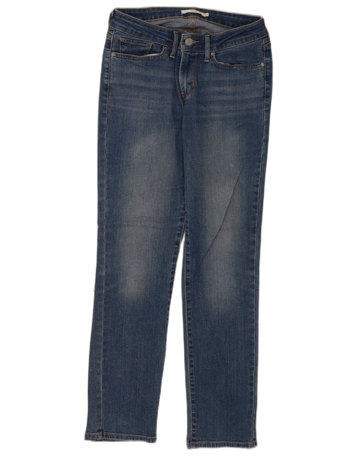 Levi's Womens 712 Slim Jeans W29 L28 Blue Cotton
