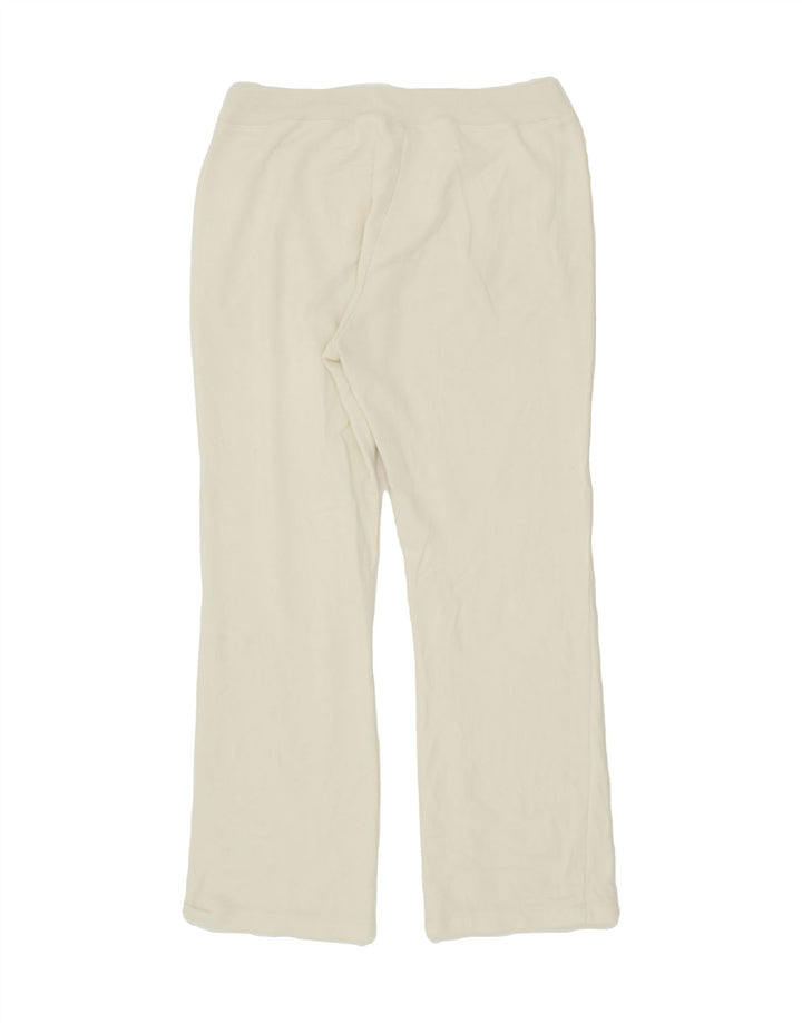 NIKE Womens Tracksuit Trousers UK 14/16 Large White Cotton Vintage Nike and Second-Hand Nike from Messina Hembry 