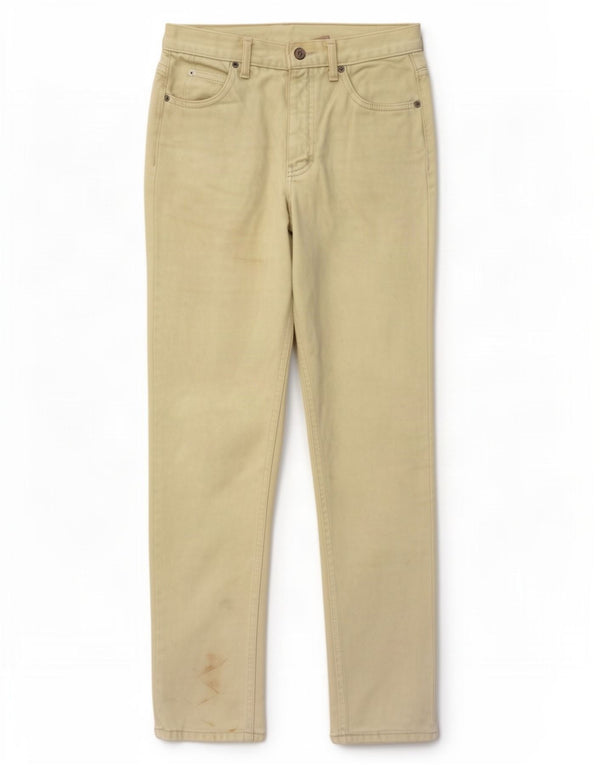 Calvin Klein Womens Slim Jeans US 6 Medium W28 L31 Yellow Cotton