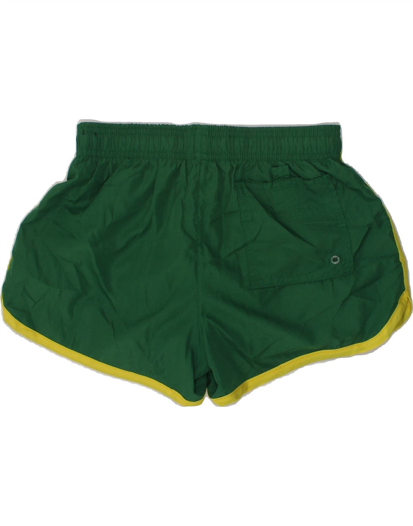 DIADORA Boys Sport Shorts 13-14 Years Medium Green Polyester | Vintage Diadora | Thrift | Second-Hand Diadora | Used Clothing | Messina Hembry 