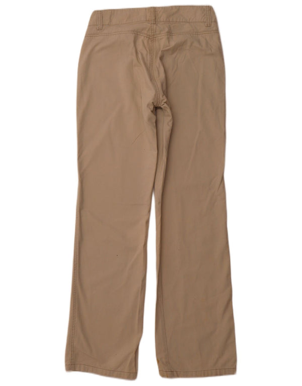 CALVIN KLEIN Womens Straight Casual Trousers W28 L32 Beige Cotton