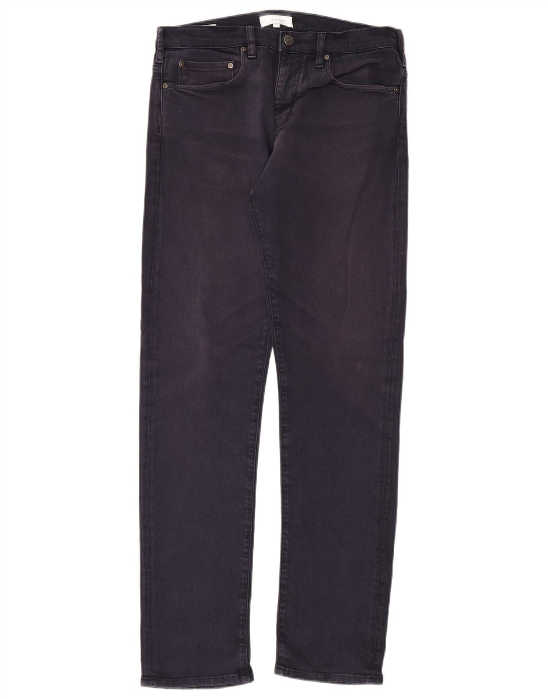 Reiss Mens Straight Jeans W32 L33 Navy Blue Cotton