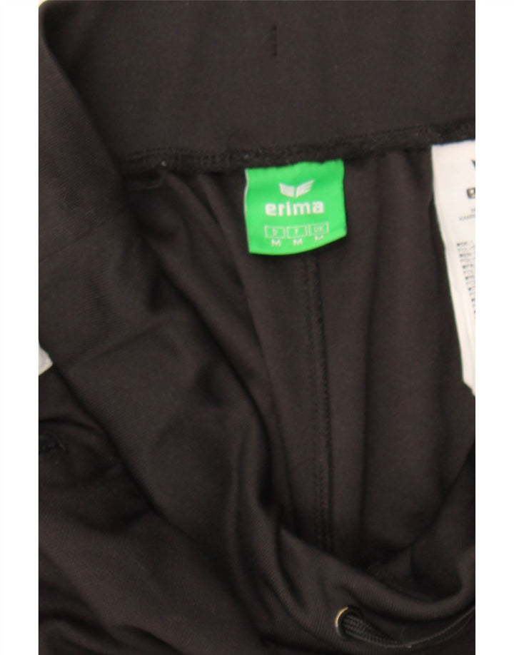 ERIMA Mens Graphic Tracksuit Trousers Medium  Black Colourblock Polyester Vintage Erima and Second-Hand Erima from Messina Hembry 