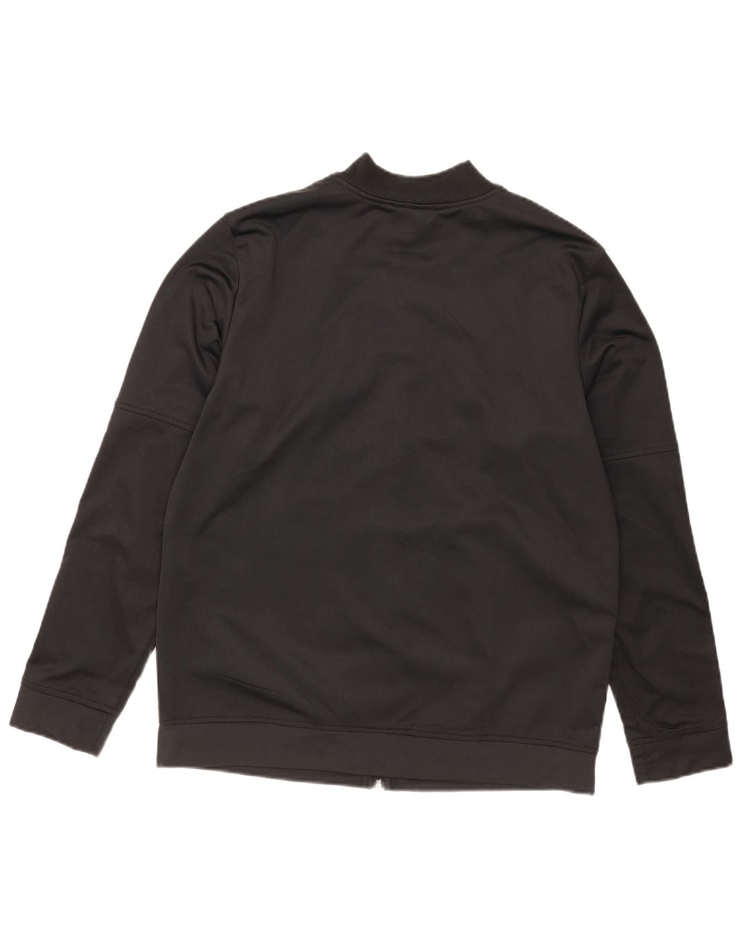 Adidas Womens Tracksuit Top Jacket UK 20/22 XL Black Polyester