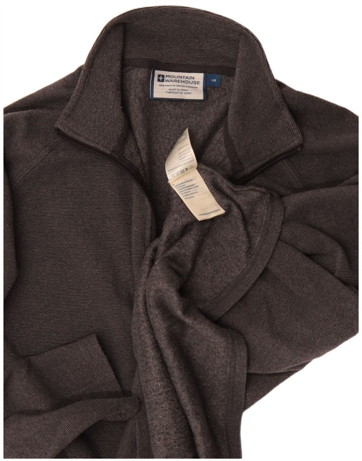 Mountain Warehouse Mens Pullover Tracksuit Top Medium Grey Polyester