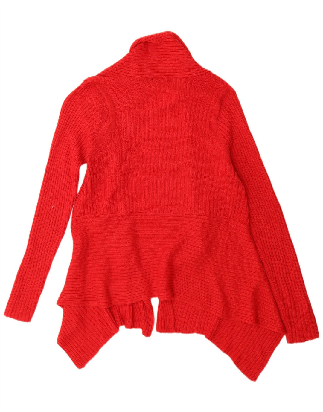 Zara Womens Cardigan Sweater UK 12 Medium Red Acrylic