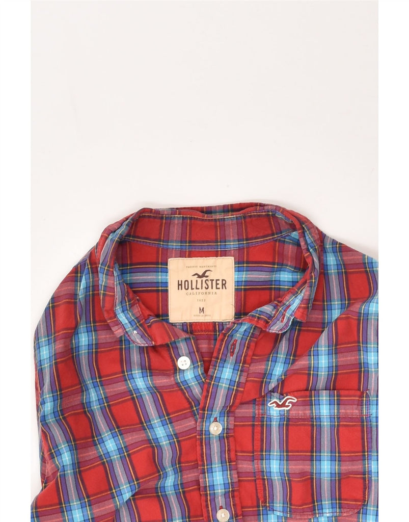 HOLLISTER Mens Shirt Medium Red Check Cotton | Vintage Hollister | Thrift | Second-Hand Hollister | Used Clothing | Messina Hembry 