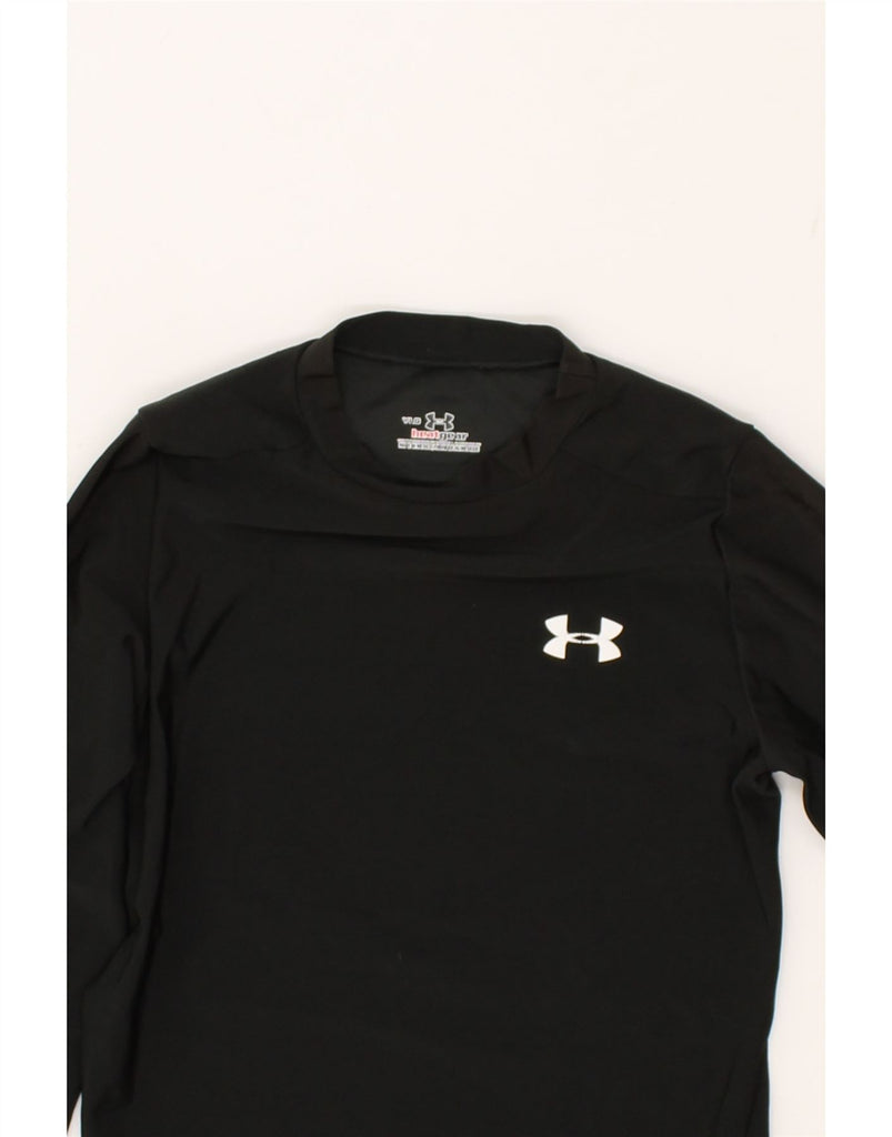 UNDER ARMOUR Boys Heat Gear Top Long Sleeve 6-7 Years Large Black | Vintage Under Armour | Thrift | Second-Hand Under Armour | Used Clothing | Messina Hembry 