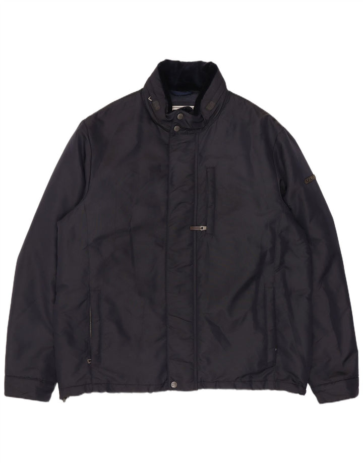 Geox Mens Respira Padded Jacket UK 44 2XL Navy Blue Polyester