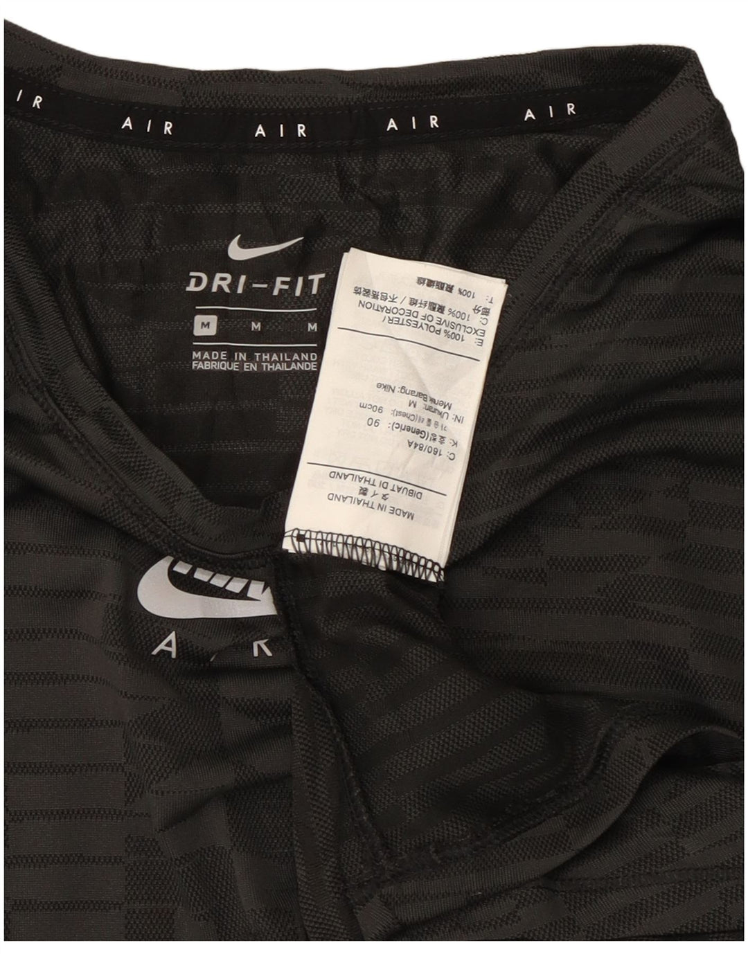 Nike Womens Graphic T-Shirt Top UK 14 Medium Grey Polyester