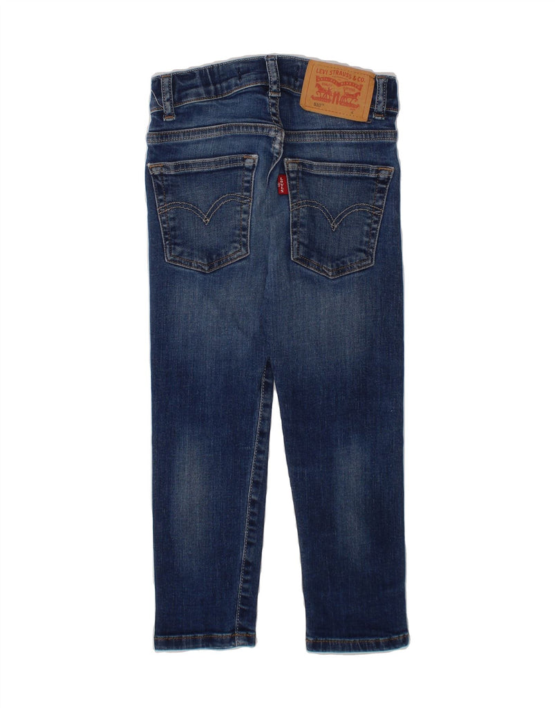 LEVI'S Boys 510 Skinny Jeans 3-4 Years W20 L15 Blue Cotton Vintage Levi's and Second-Hand Levi's from Messina Hembry 